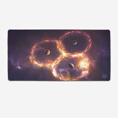 Rings of the Elden Worlds Extended Mousepad - Martin Kaye - Mockup - XL