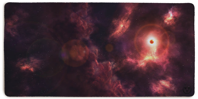 Rubellite Star XL Extended Mousepad - Martin Kaye - Mockup - XL