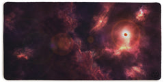Rubellite Star XL Extended Mousepad - Martin Kaye - Mockup - XL