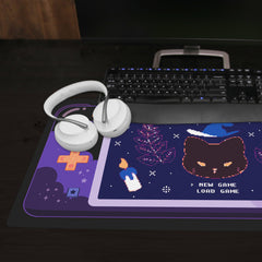 Witch Cat Extended Mousepad