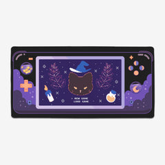 Witch Cat Extended Mousepad