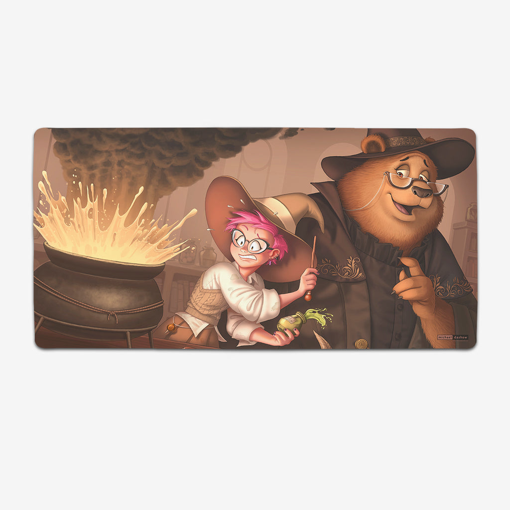 Witch's Apprentice Extended Mousepad - Michael Dashow - Mockup - XL