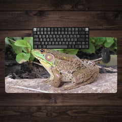 Frog Basking in Sunlight Extended Mousepad