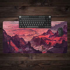 Barren Red Mountain Extended Mousepad