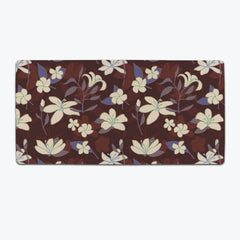 Sampaguita Lily Floral Pattern Extended Mousepad