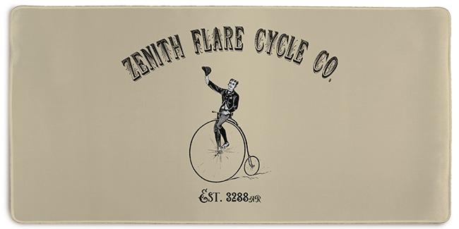 Zenith Flare Cycle Co Extended Mousepad - Plague League - Mockup - XL