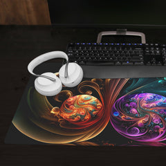 Smokey Doodle Extended Mousepad