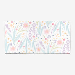 Blue and Blooms Extended Mousepad