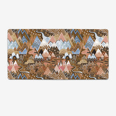 Maximalist Mountain Maze Extended Mousepad
