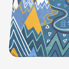 Maximalist Mountain Maze Extended Mousepad