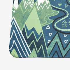 Maximalist Mountain Maze Extended Mousepad