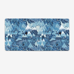 Maximalist Mountain Maze Extended Mousepad