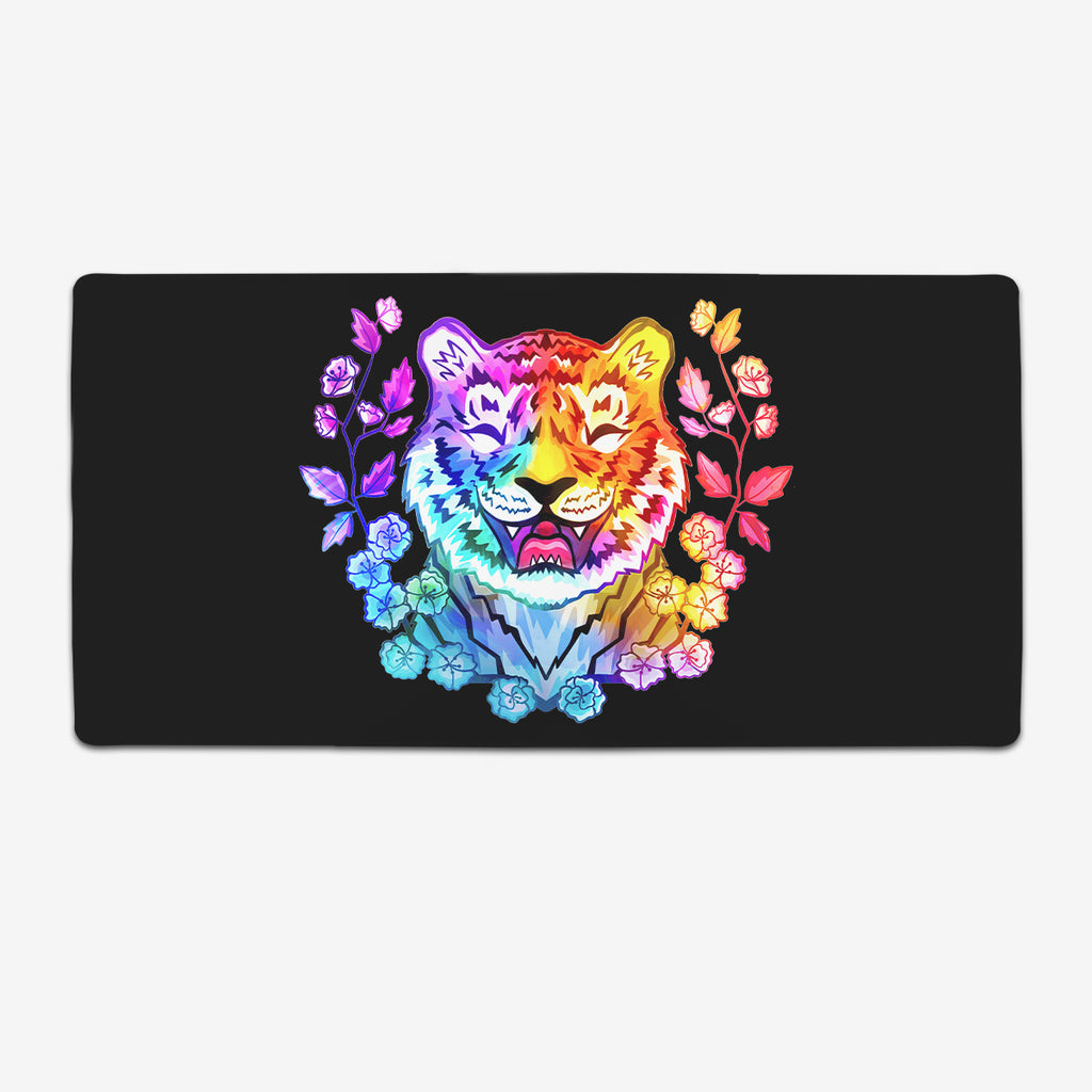 Tiger Ray of Rainbows Extended Mousepad