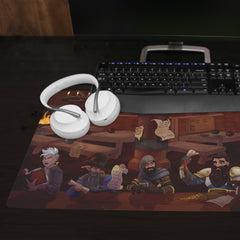 Adventurers In The Unseen Servants Tavern Extended Mousepad