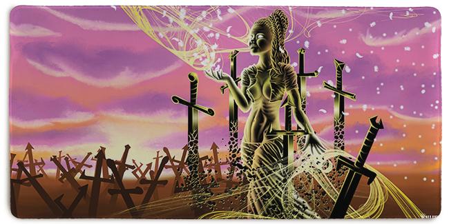 Swords Down Extended Mousepad - Allanvre - Mockup - XL