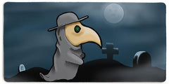 Plague Doctor's Night Out Extended Mousepad - Diddynarcon - Mockup - XL