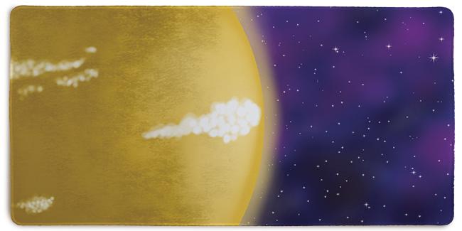 Planetary Descent Extended Mousepad - Diddynarcon - Mockup - XL