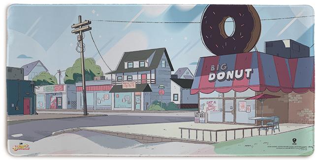 Steven Universe Big Donut Extended Mousepad - Cartoon Network - Mockup - XL