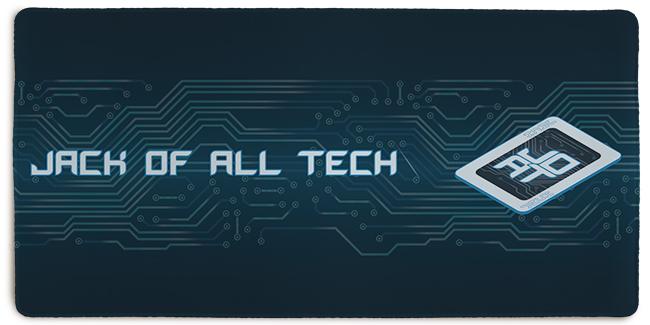 Jack of all Tech Extended Mousepad - Jack of All Tech - Mockup - XL