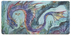Rainbow Sea Serpent Extended Mousepad - Jessica Feinberg - Mockup - XL