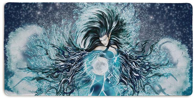 Moon Goddess Extended Mousepad - Karl A. Nordman - Mockup - XL