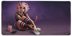 Demongirl Cady Extended Mousepad - Michael Dashow - Mockup - XL