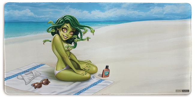 Euryale Extended Mousepad - Michael Dashow - Mockup - XL