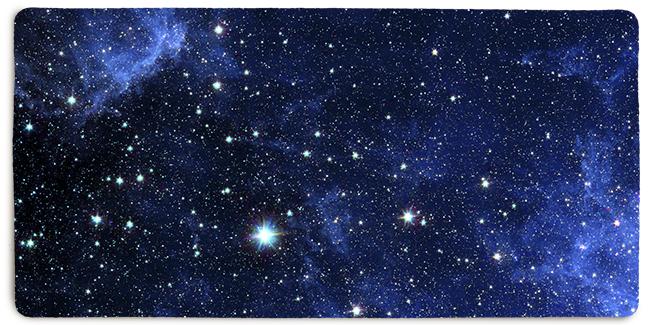 Blue Nebula Extended Mousepad - Paul Terry - Mockup - XL