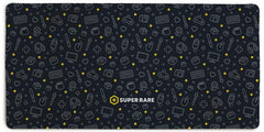 Super Rare All Over Extended Mousepad - Super Rare - Mockup - XL - Black