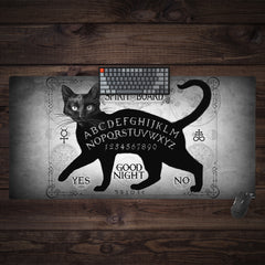 Black Cat Spirit Board Extended Mousepad