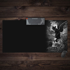 Nine Lives of Poe Extended Mousepad