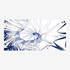 Spiral Splat Extended Mousepad