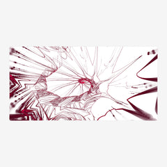 Spiral Splat Extended Mousepad