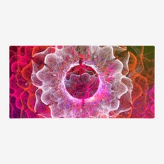 White Rose Extended Mousepad