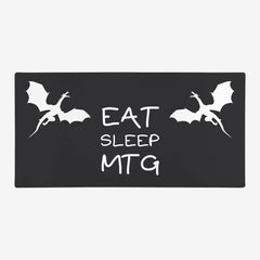 Eat Sleep MTG Extended Mousepad - Carbon Beaver - Mockup - XXL