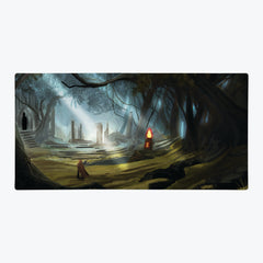 Forest Temple Extended Mousepad - Carbon Beaver - Mockup - XXL