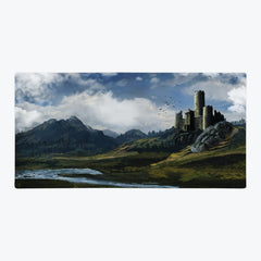 Medieval Castle Extended Mousepad - Carbon Beaver - Mockup - XXL