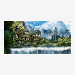 Waterfall Citadel Extended Mousepad - Carbon Beaver - Mockup - XXL
