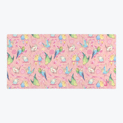 Budgie Bunch Extended Mousepad