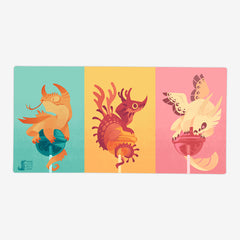 Lolipop Dragons Extended Mousepad - Colordrilos - Mockup - XXL