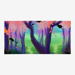 Morning In The Forest Extended Mousepad - Creytabell - Mockup - XXL