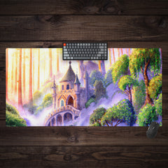 Elven Forest Castle Extended Mousepad