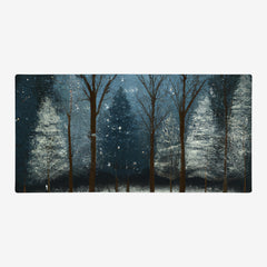 Forest In The Snow Extended Mousepad