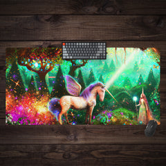 Unicorn Forest Extended Mousepad