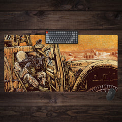 On Patrol Extended Mousepad