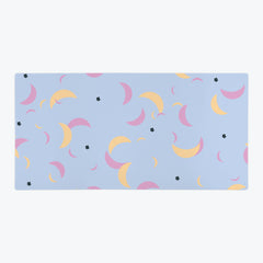 Moon and Stars Pattern Extended Mousepad
