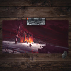 Red Castle Extended Mousepad