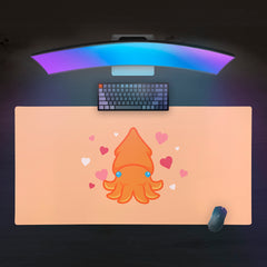 A Kraken Valentine Extended Mousepad