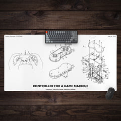 Controller For A Game Machine Extended Mousepad