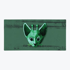 Extrapurrestrial Kitteh Extended Mousepad